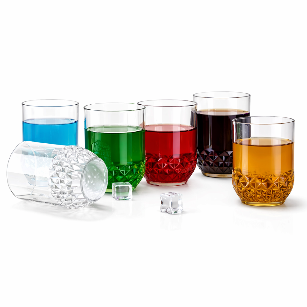 300ml Crystal Transparent Glass (Set of 6)