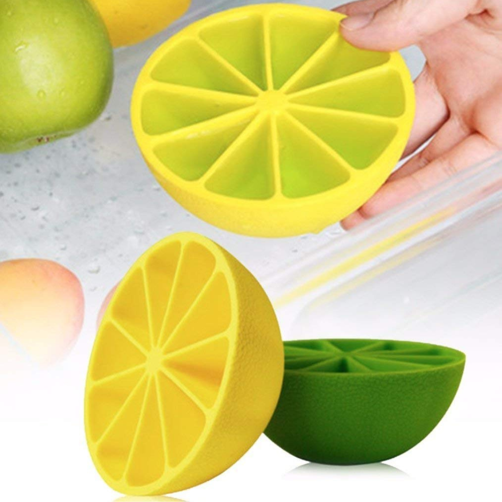 Lemon Shape Silicone Ice Mold Tray (Set of 2)