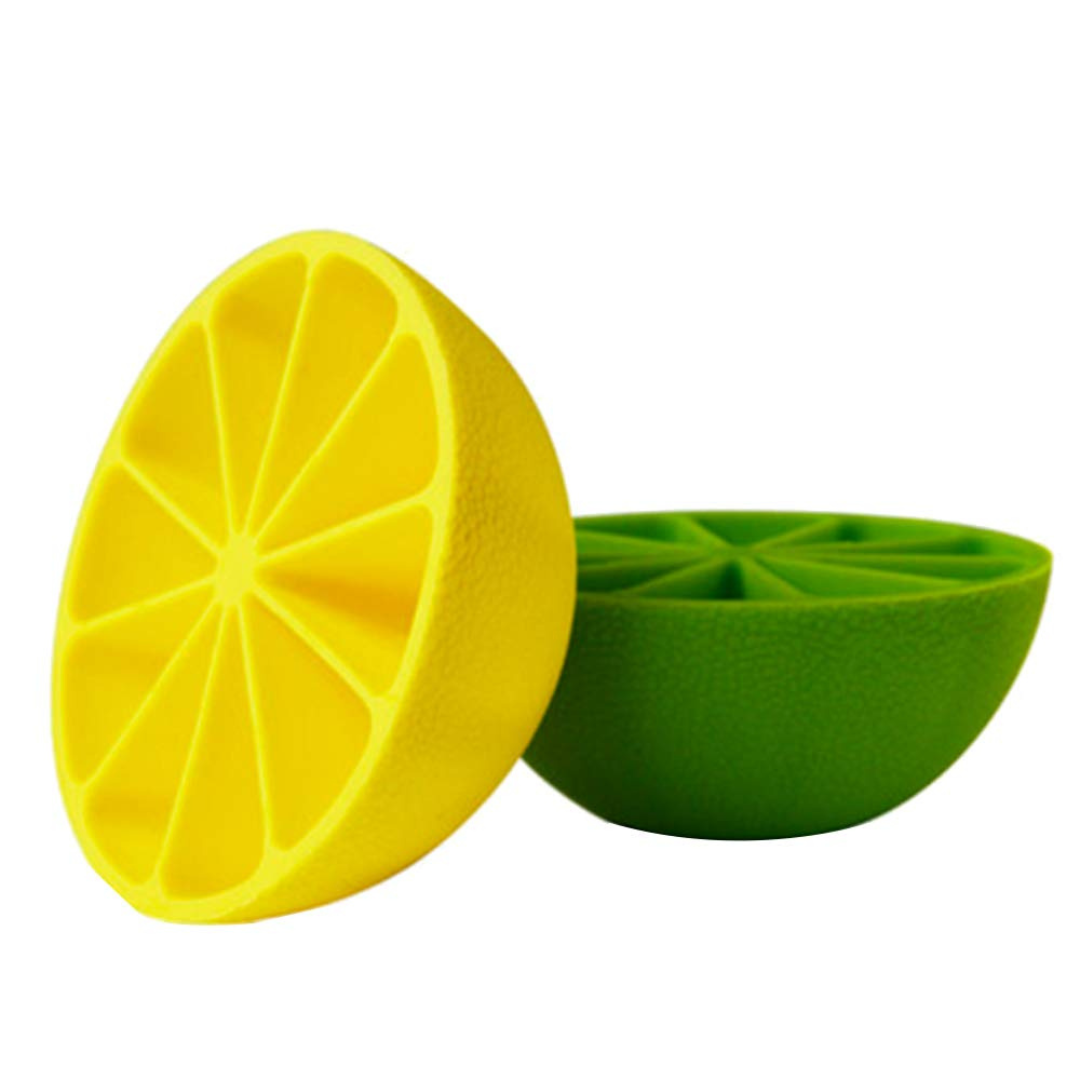 Lemon Shape Silicone Ice Mold Tray (Set of 2)