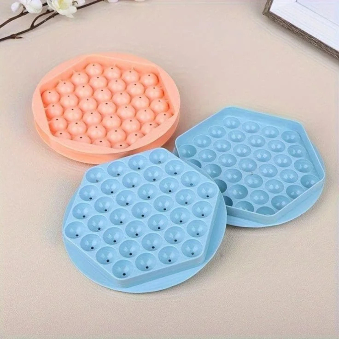 Round Ice Cube Maker Tray (Pack of 3)