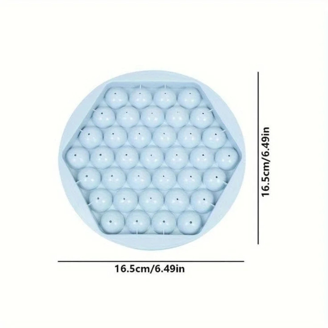 Round Ice Cube Maker Tray (Pack of 3)