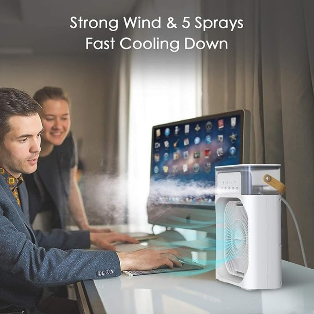 USB Mini AC Cooler With Mist