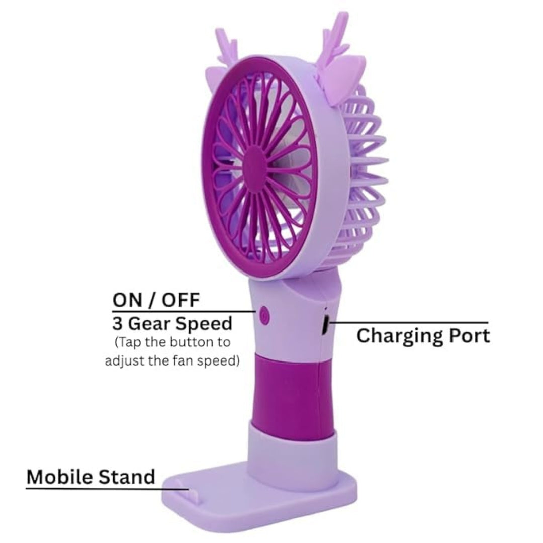 Portable USB Rechargeable Mini Fan