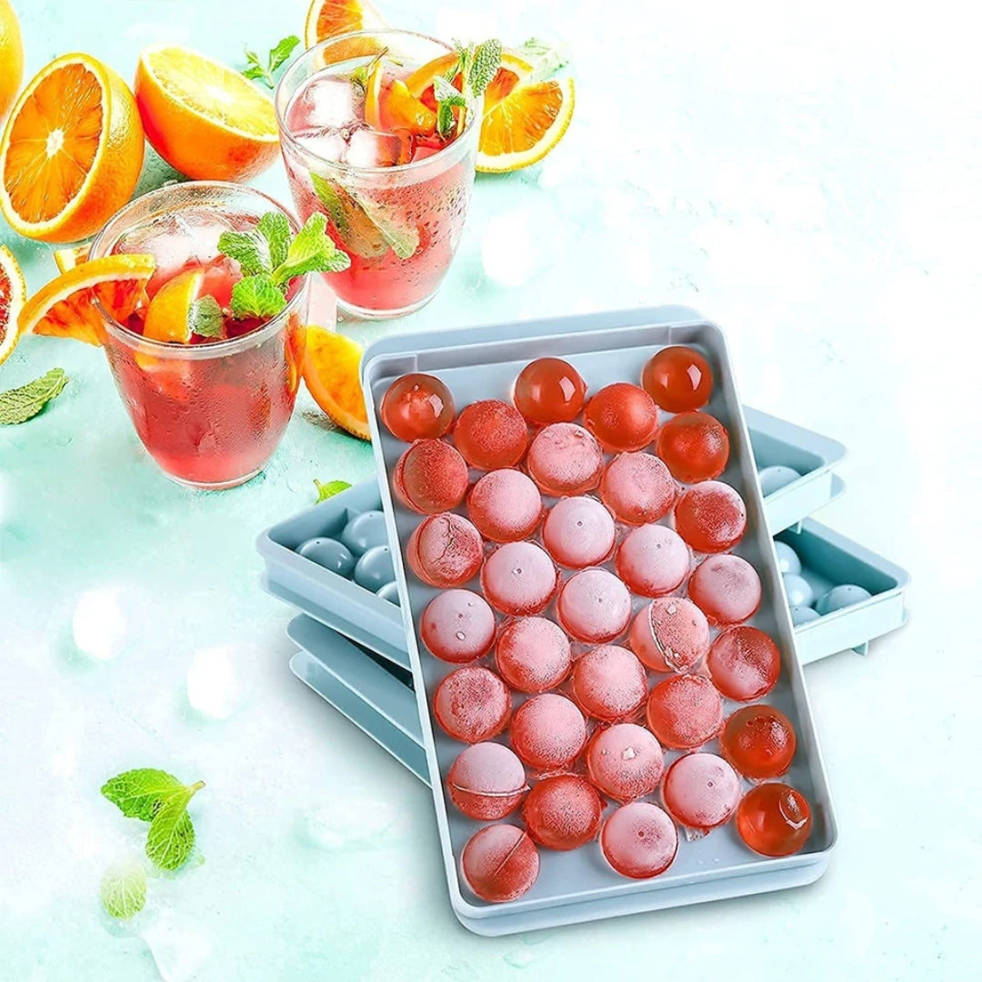 33 Grid Round Ice Cube Tray