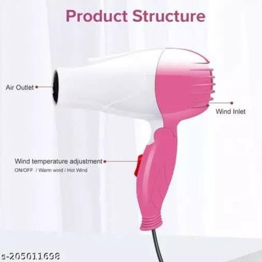 Foldable 1000W Hair Dryer Tool