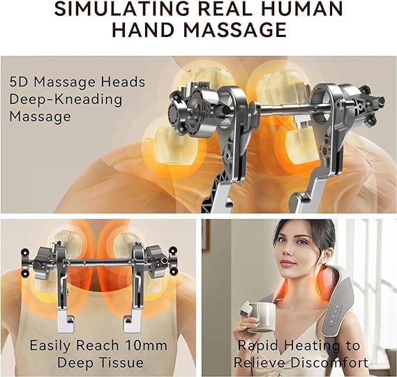 Cordless Neck And Back Massager