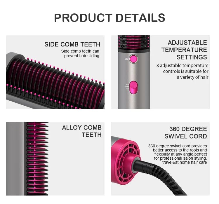 3-In-1 Hair Straightener Curler Tool