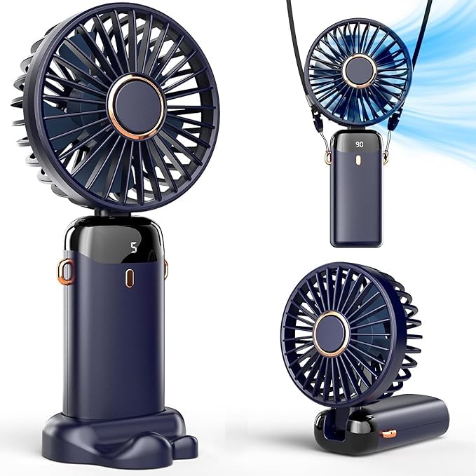 5 Speed Portable Rechargeable Fan