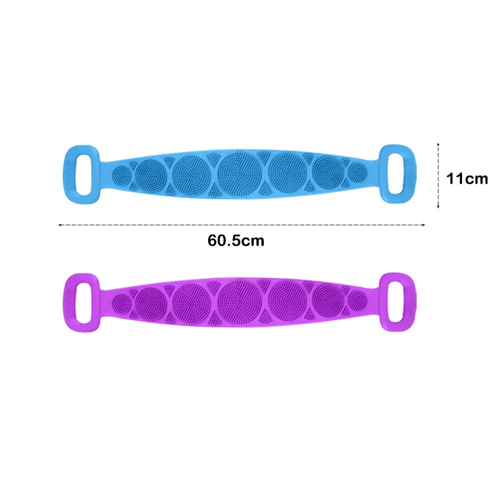 Double Sided Silicone Bath Scrubber