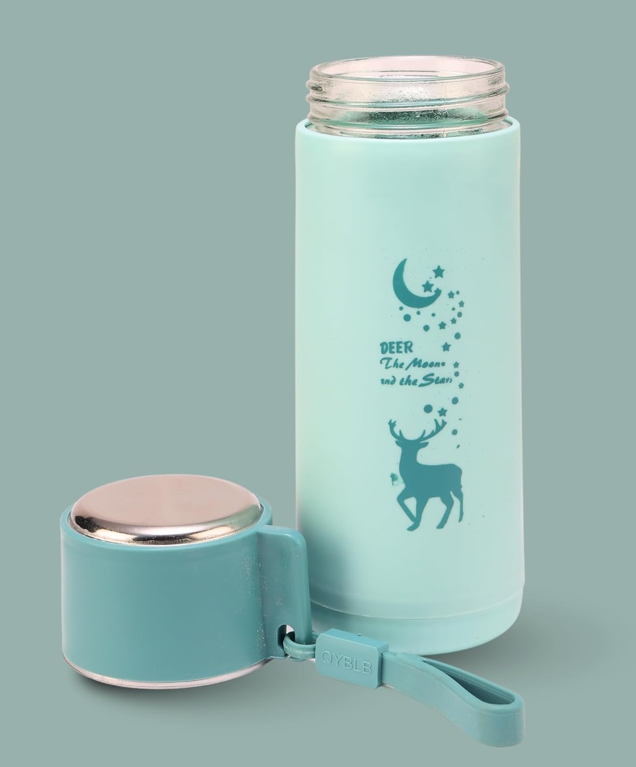 Deer Glass Water Bottle