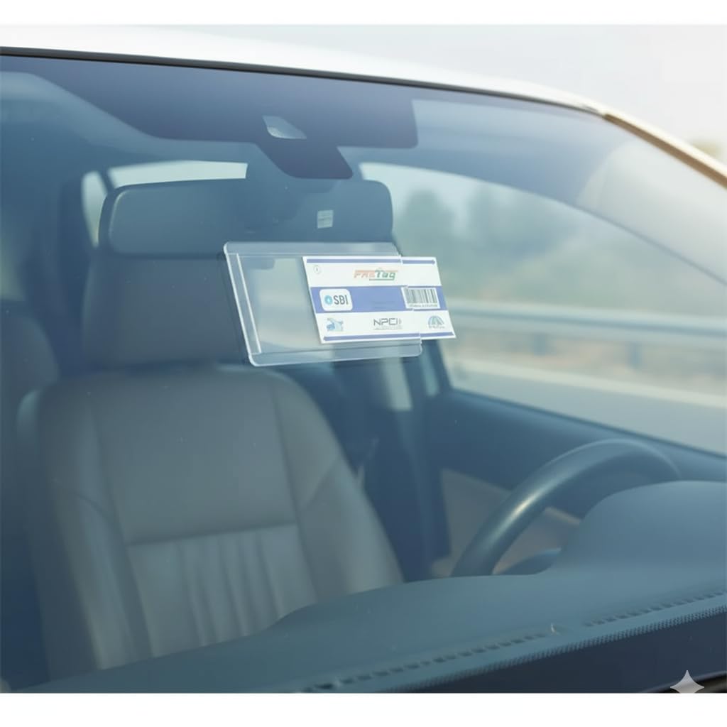 Car Windshield FASTag Holder