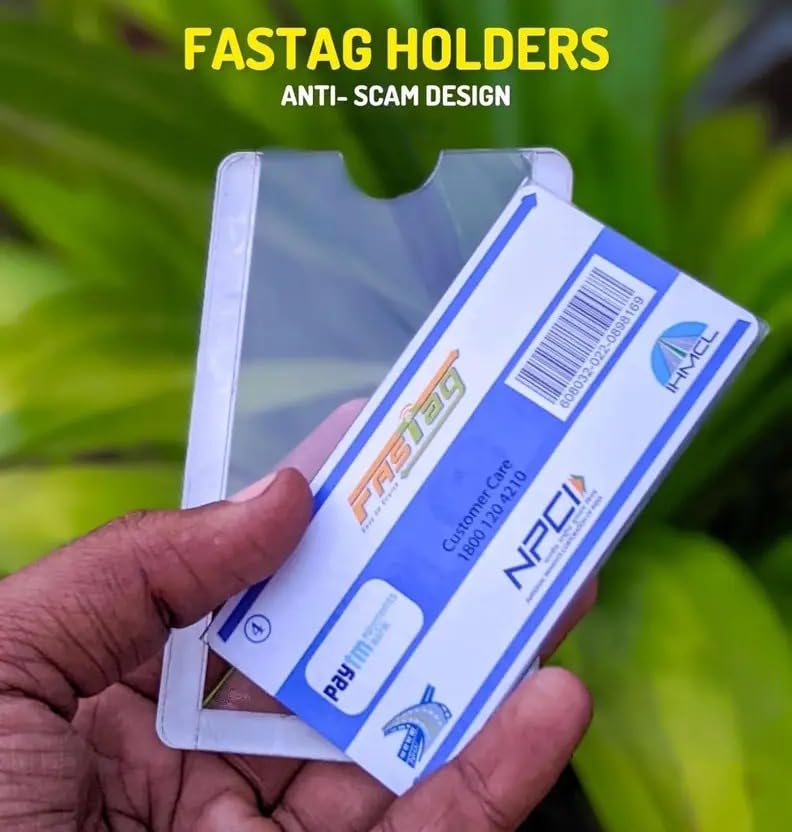 Car Windshield FASTag Holder