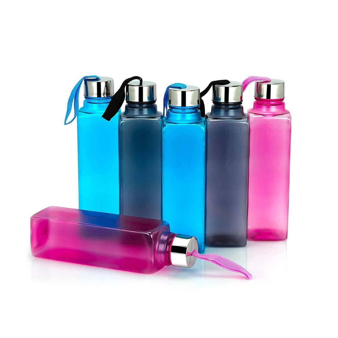 1L Square Fridge Water Bottle (Set of 3)