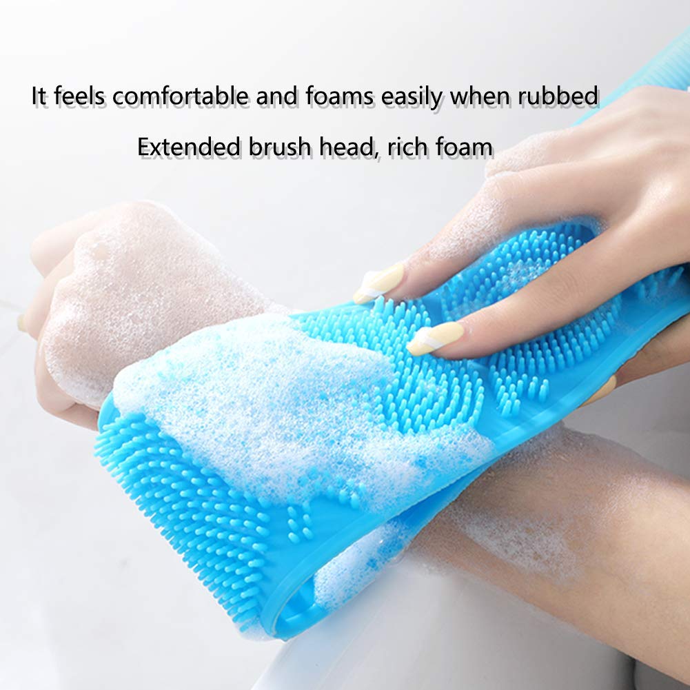 Double Sided Silicone Bath Scrubber