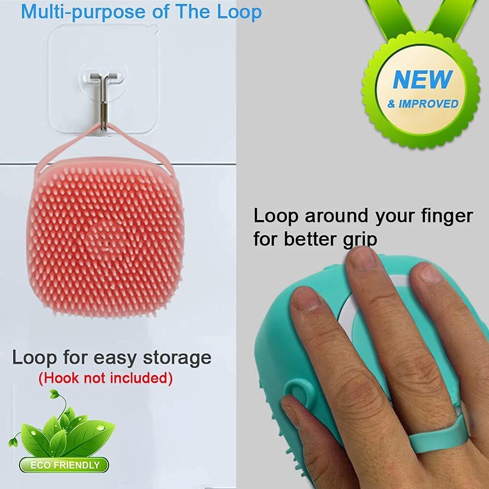 Body Scrubber Shampoo Dispenser