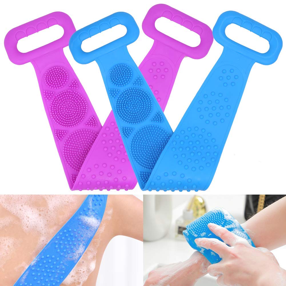 Double Sided Silicone Bath Scrubber