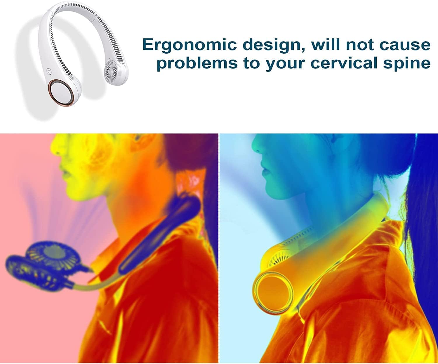 Hands Free USB Neck Cooling Fan