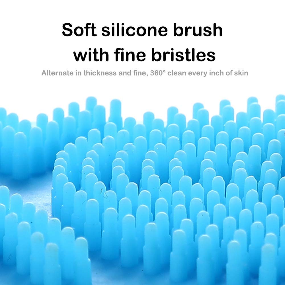 Double Sided Silicone Bath Scrubber
