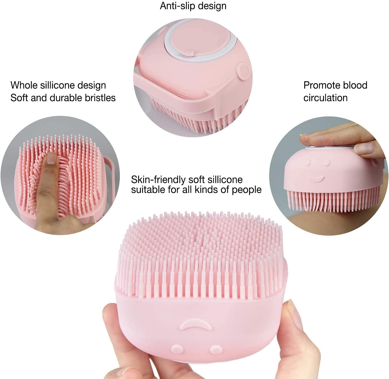 Body Scrubber Shampoo Dispenser