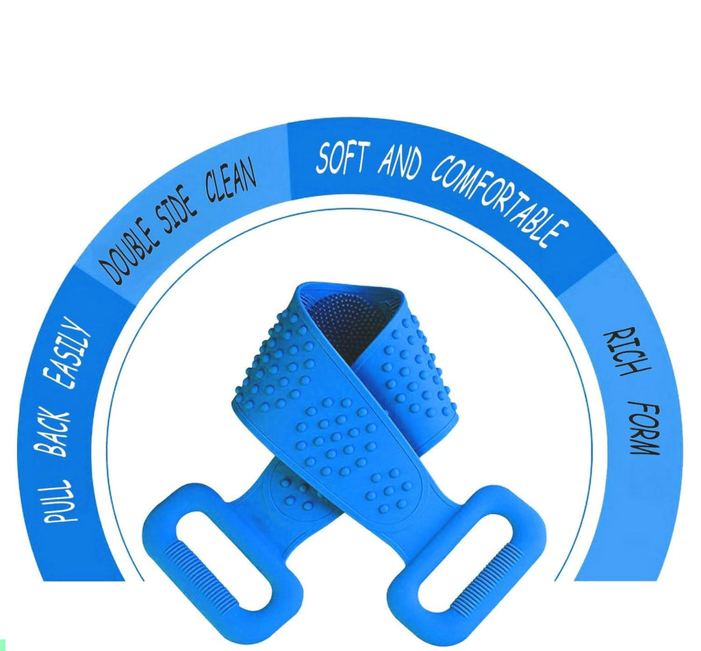Double Sided Silicone Bath Scrubber