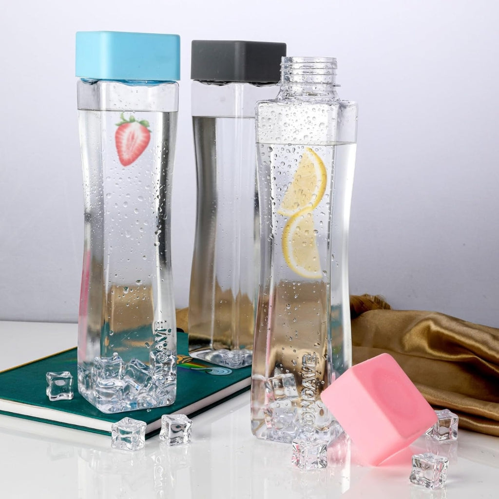 1L Concave Design Water Bottle (Set of 3)