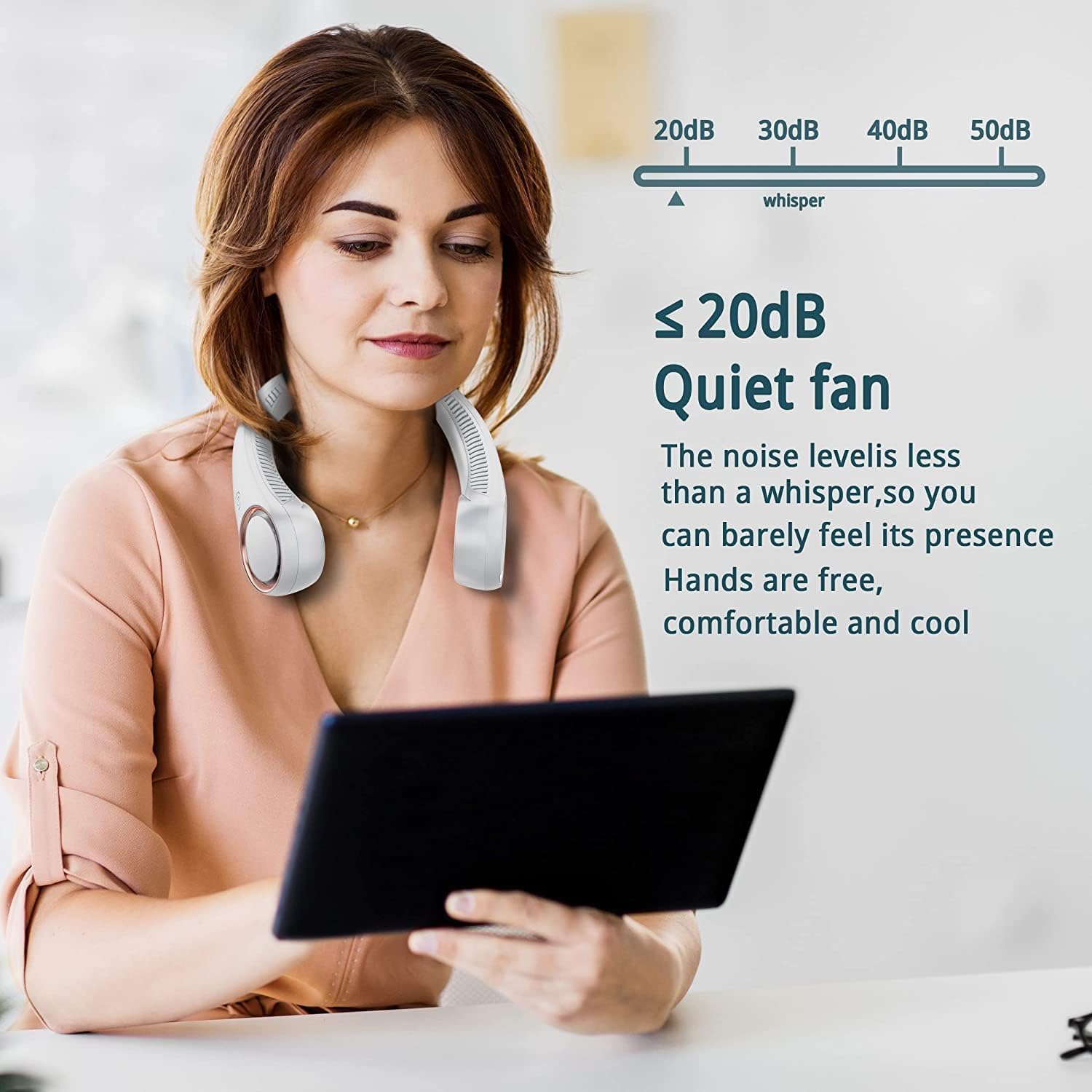 Hands Free USB Neck Cooling Fan
