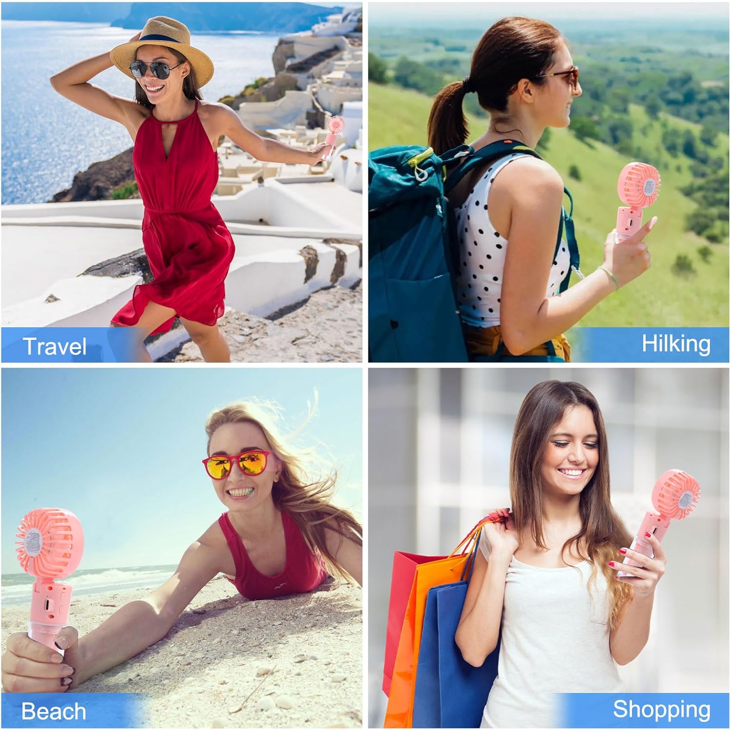 Portable Mist Humidifier Neck Fan