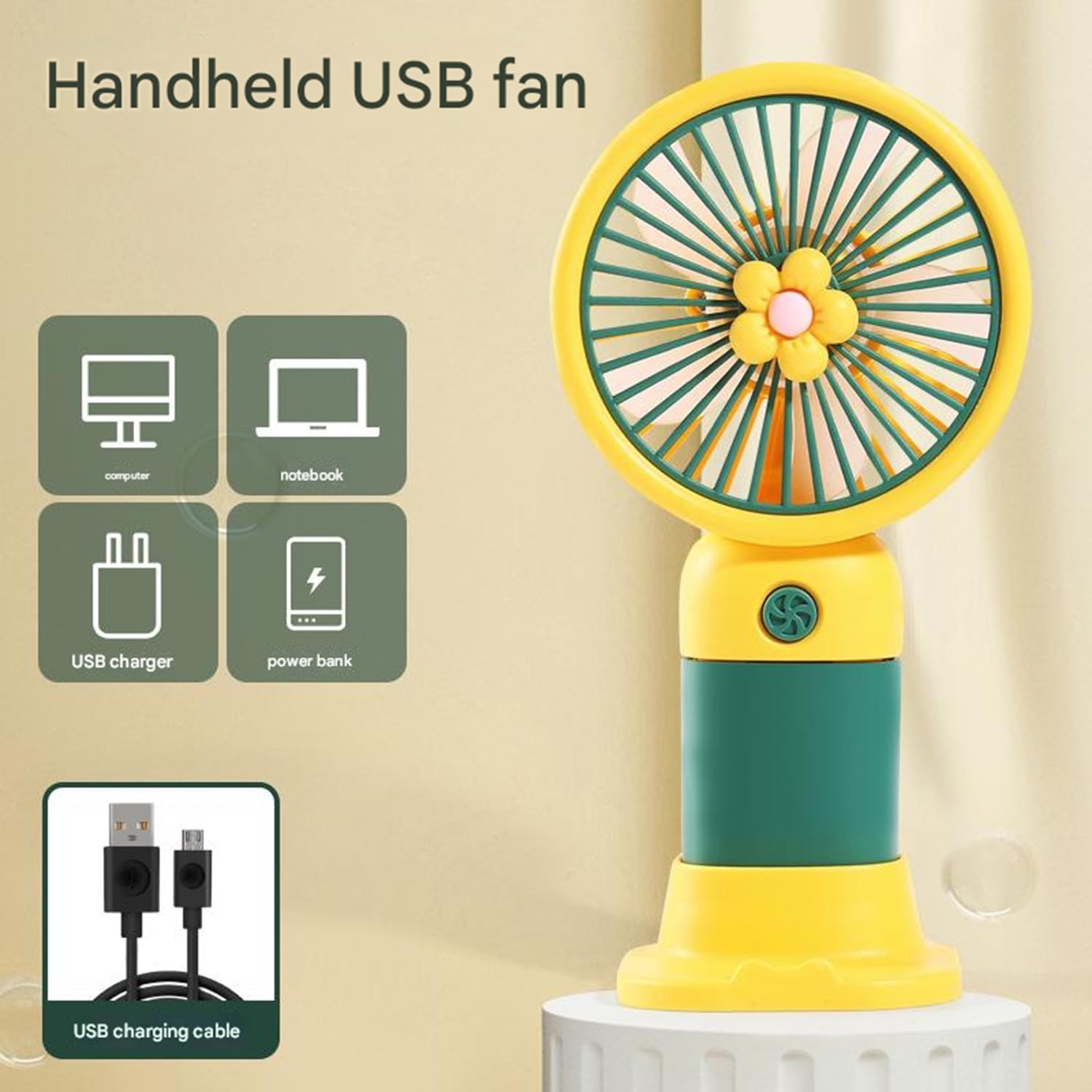 Mini Handheld Personal Cooling Fan