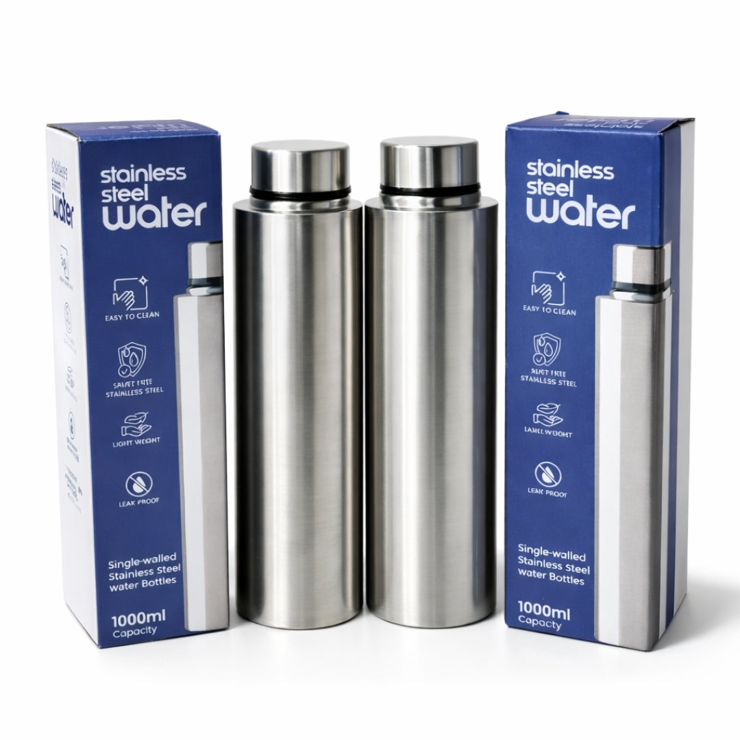 1L Stainless Steel Fridge Water Bottle