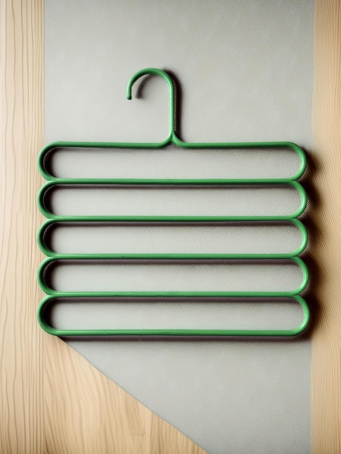 5 Row Plastic Clothes Wardrobe Organizer