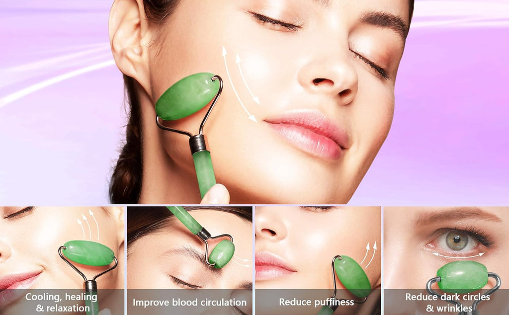 Natural Jade Skin Roller