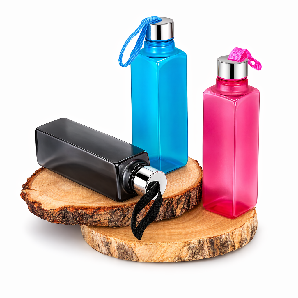 1L Square Fridge Water Bottle (Set of 3)