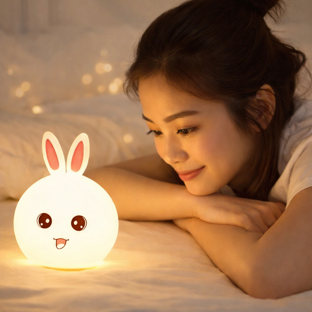 Touch Control Rabbit LED Lamp