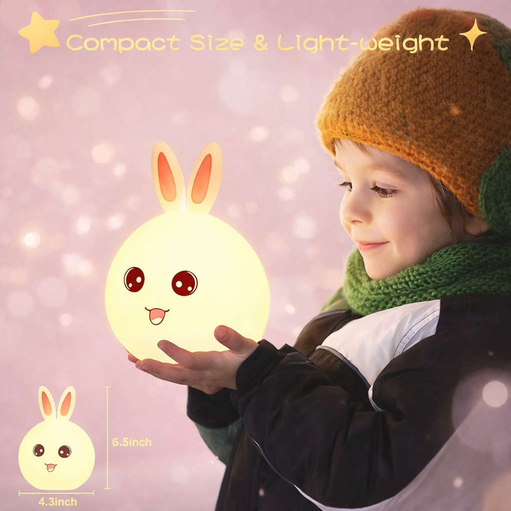 Touch Control Rabbit LED Lamp
