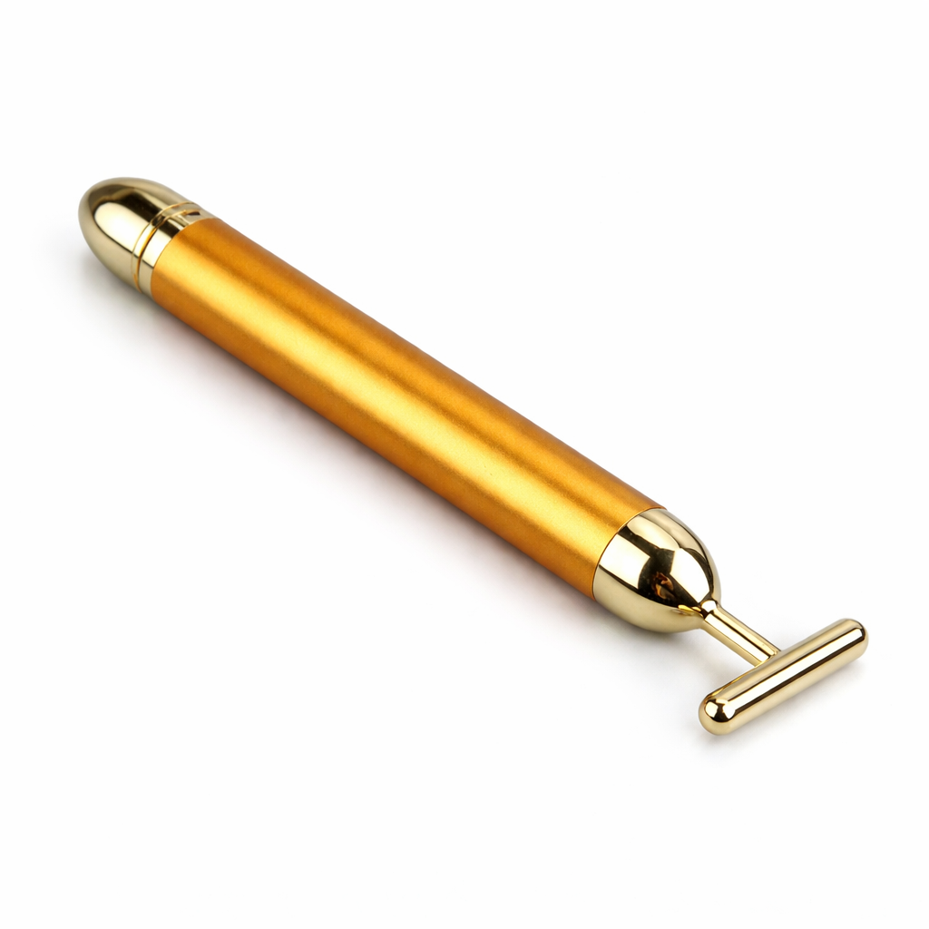 Gold Vibration Face Massage Tool