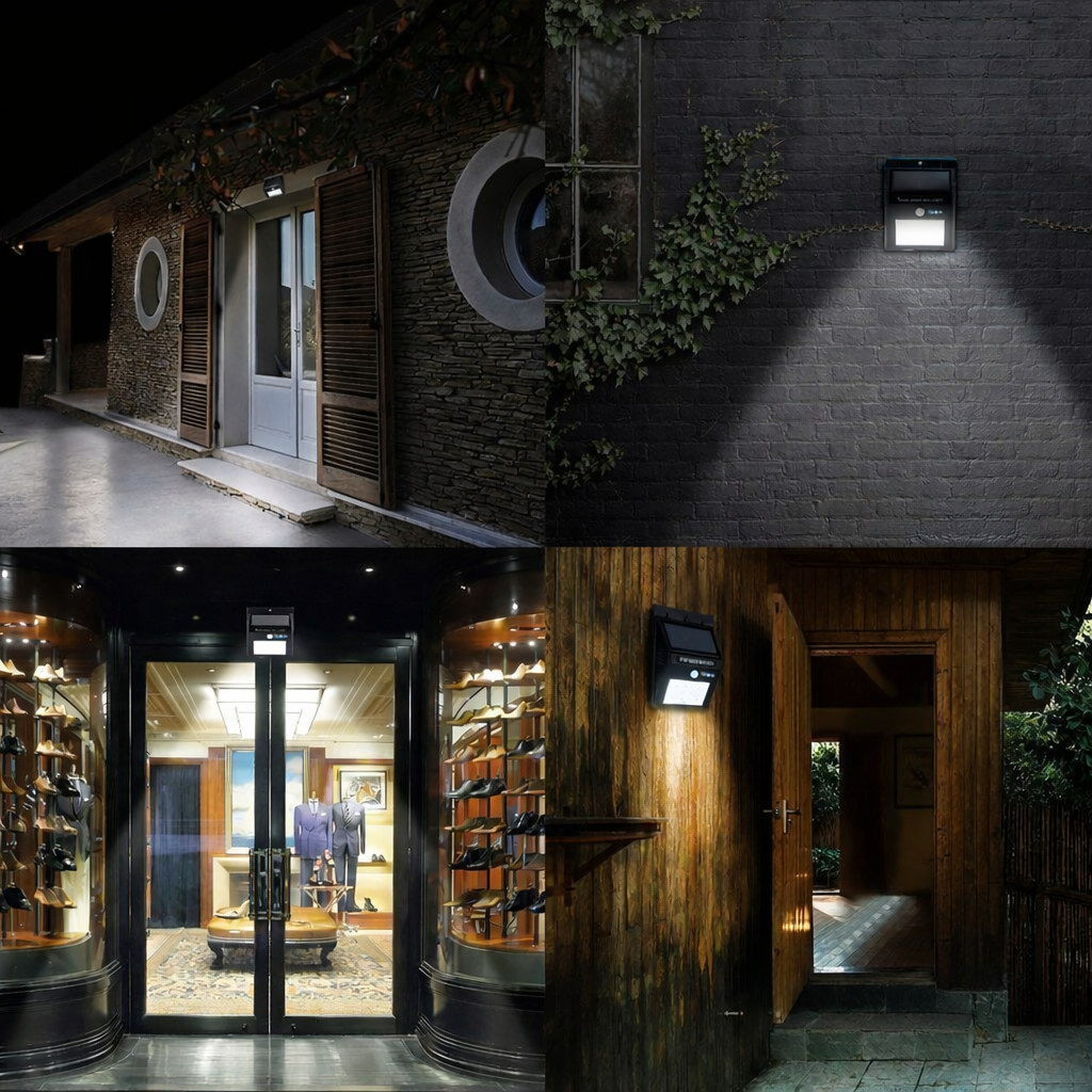 JY 6009 Solar Powered Motion Sensor Light