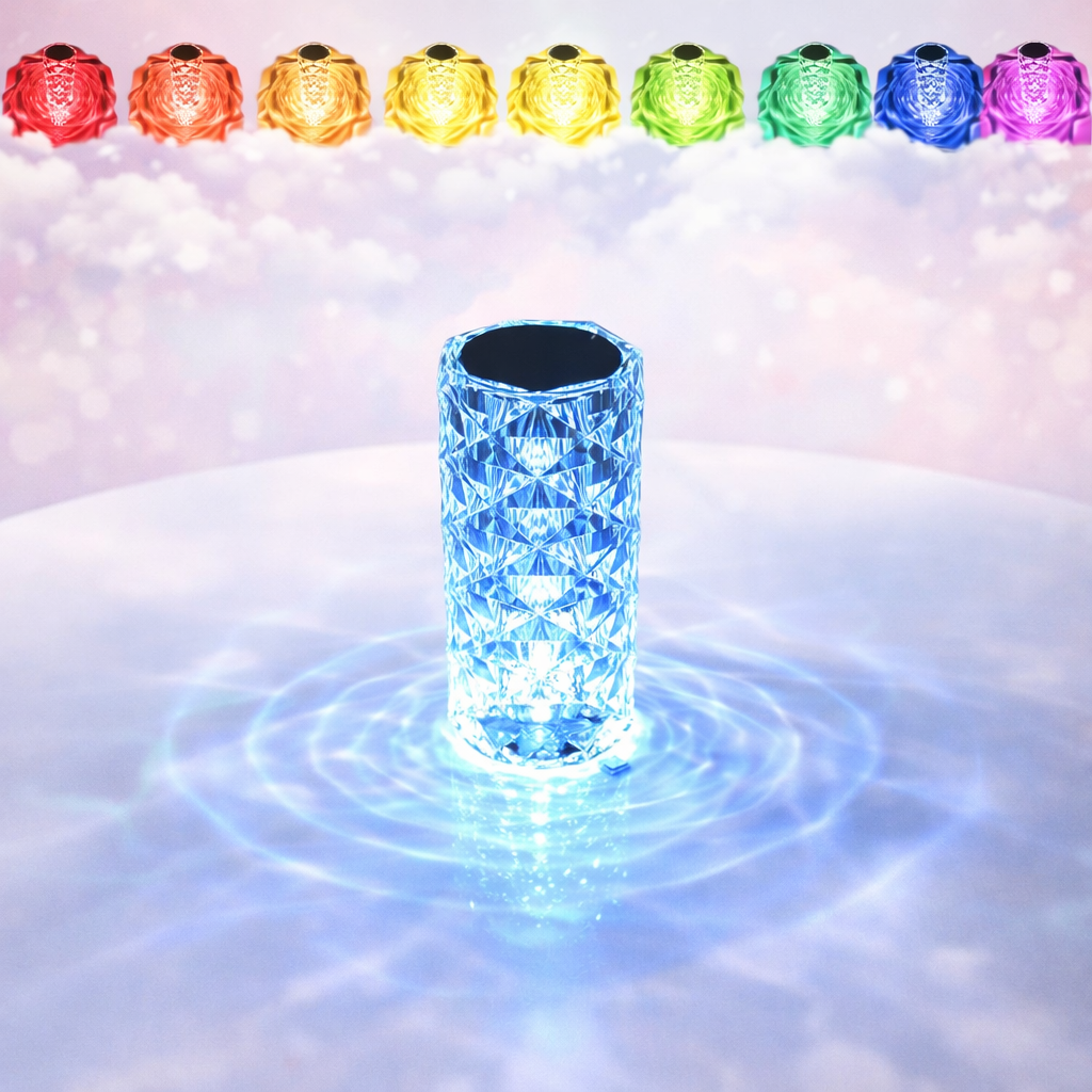 Crystal Diamond Touch Lamp
