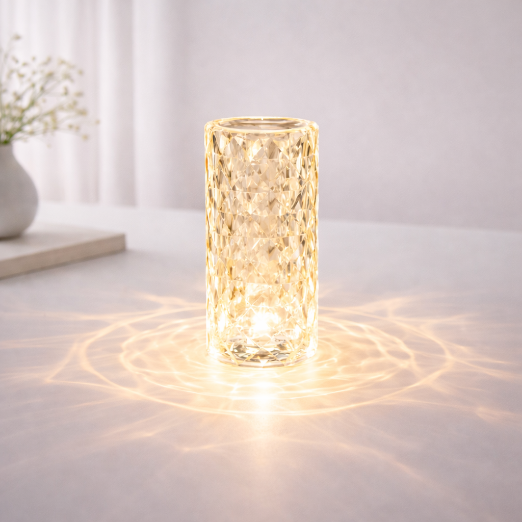 Crystal Diamond Touch Lamp