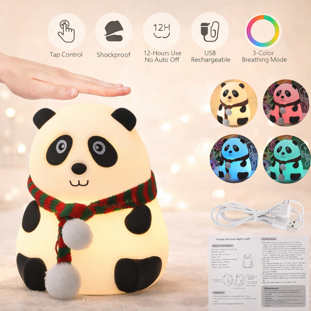 Touch Control Panda LED Lamp