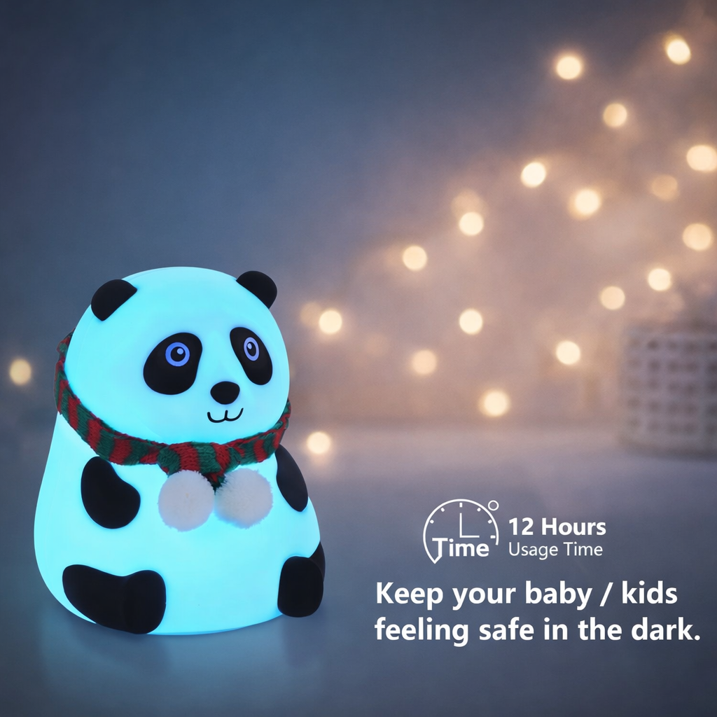 Touch Control Panda LED Lamp