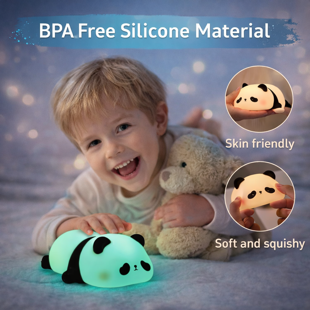 Lying Panda Rechargeable Night Lamp