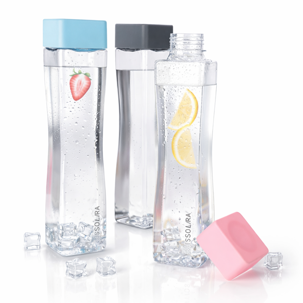1L Concave Design Water Bottle (Set of 3)