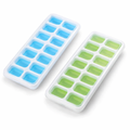 Silicone Ice Cube Tray With Lid (Set of 2)